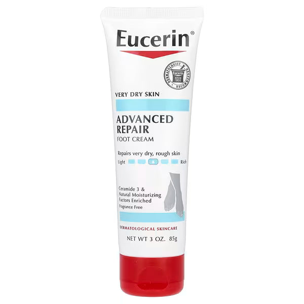 Eucerin, كريم إصلاح القدمين المتقدم، خالٍ من العطور (85 جم)