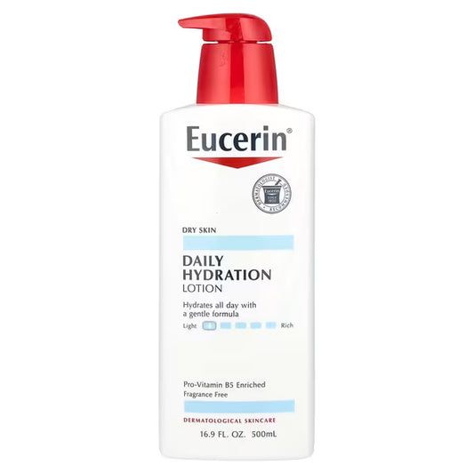 Eucerin, دهان الترطيب اليومي، خالٍ من العطور (500 مل)