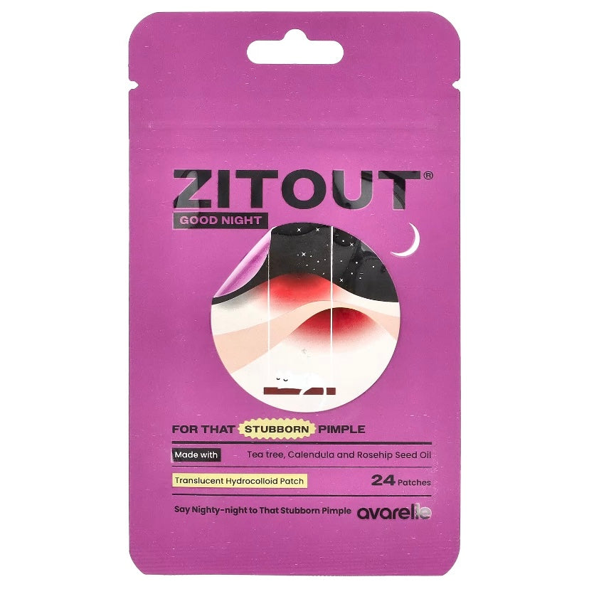 ZITOUT, لاصقات حب الشباب الليلية، ٢٤ لاصقة